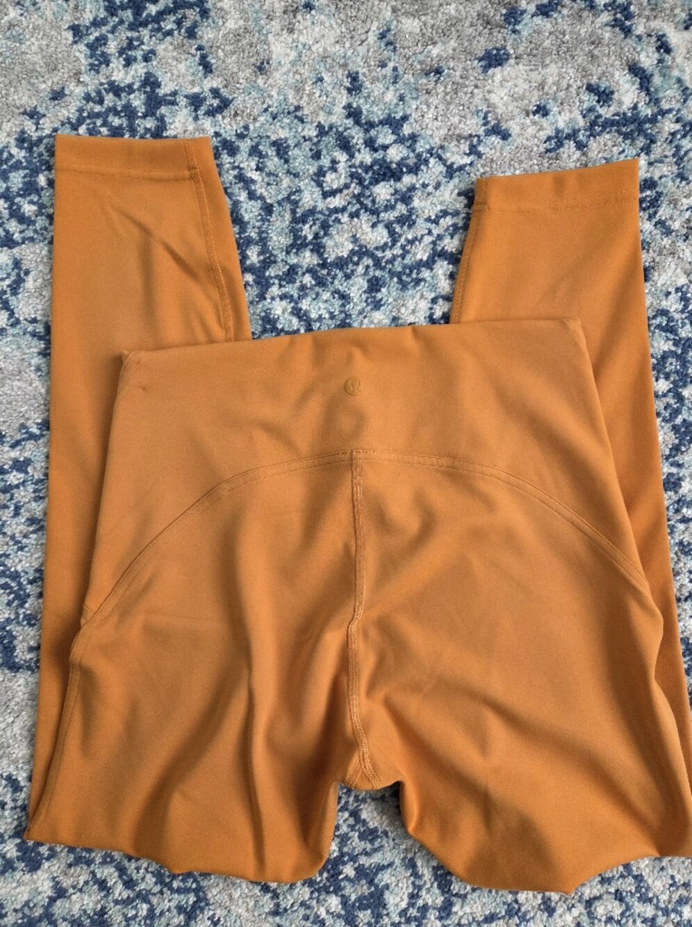 Lululemon InStill Size 8 High Rise Leggings Yoga Tight 25" Autumn Orange Pumpkin